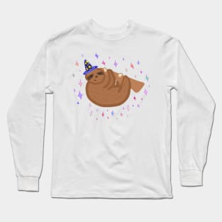 Magical Sloth Friend Long Sleeve T-Shirt